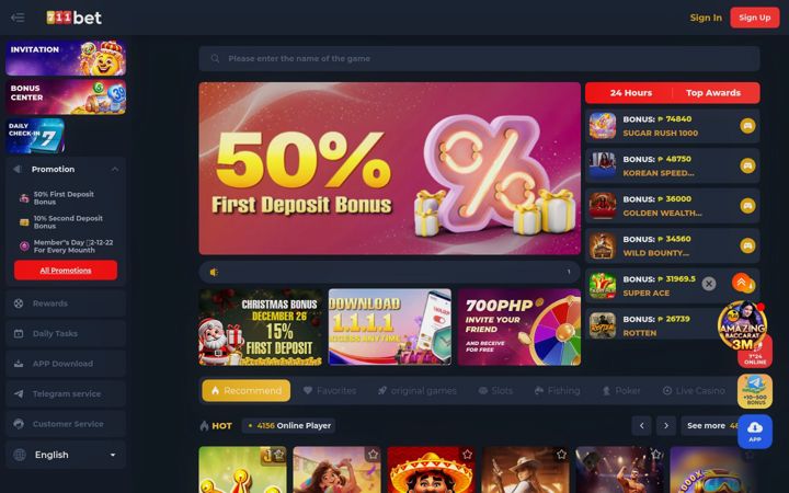 Screenshot of 711bet01.com
