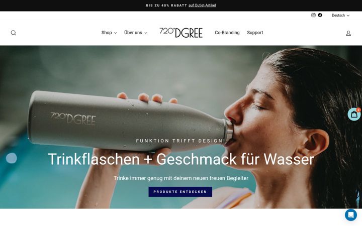 Screenshot of 720dgree.de