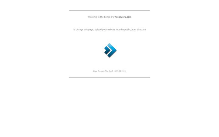 Snimka zaslona za 777servers.com