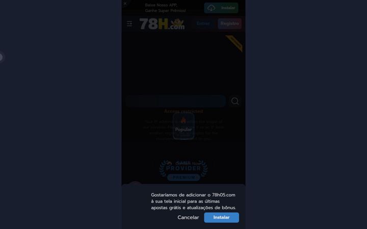 Screenshot of 78h05.com