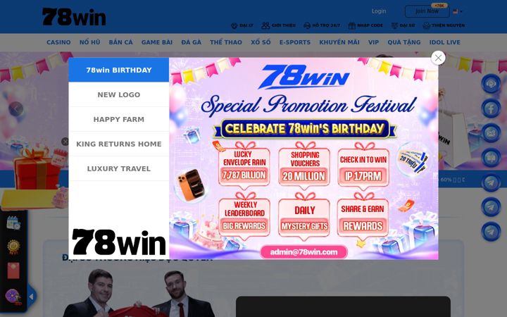 Screenshot of 78wina1.ltd