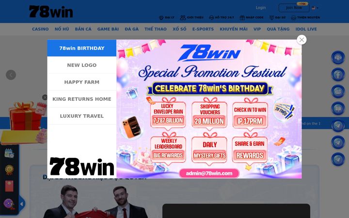 Screenshot of 78winc1.link