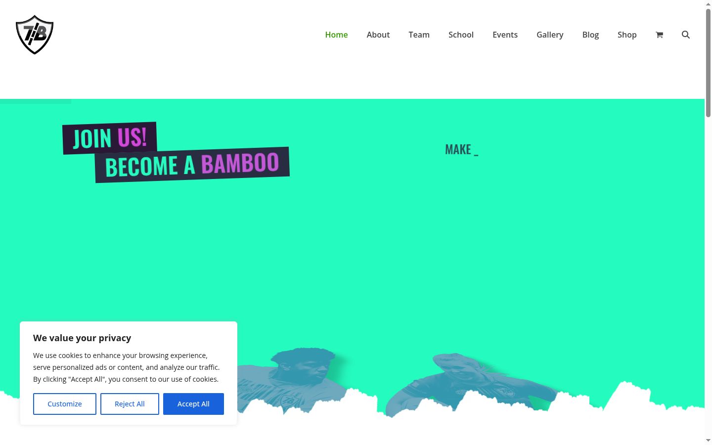 Screenshot του banner συγκατάθεσης που εμφανίστηκε πριν από οποιαδήποτε αλληλεπίδραση