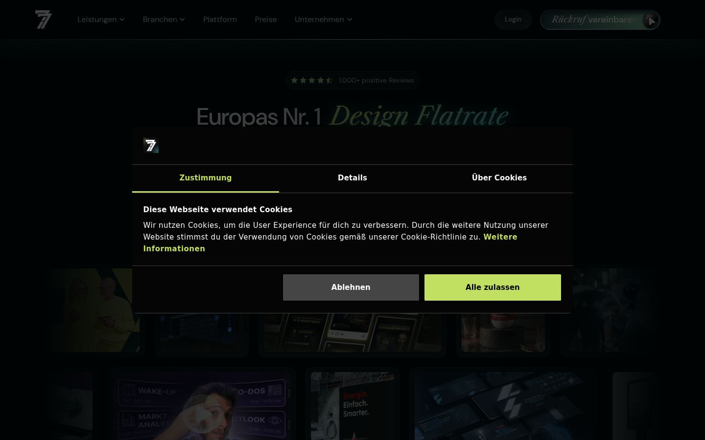 Screenshot tal-banner tal-kunsens muri qabel kwalunkwe interazzjoni