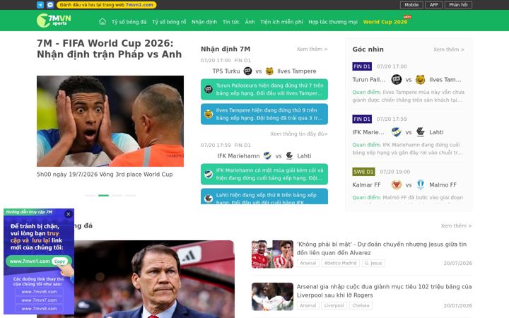 Screenshot of 7mvn6.com