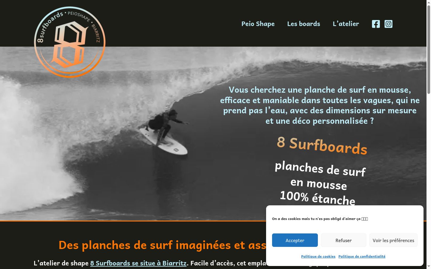 Screenshot tal-banner tal-kunsens muri qabel kwalunkwe interazzjoni