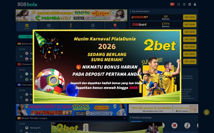 Screenshot of 808bola249.com