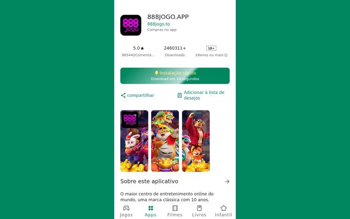 Screenshot of 888jogo.app