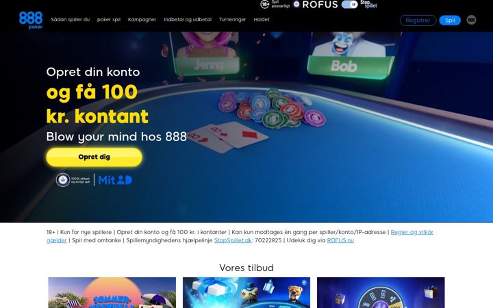 Screenshot of 888poker.de