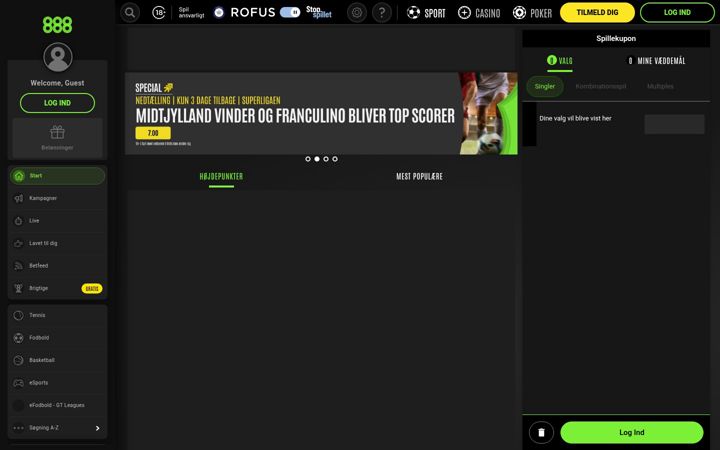 Screenshot ta' 888sport.es