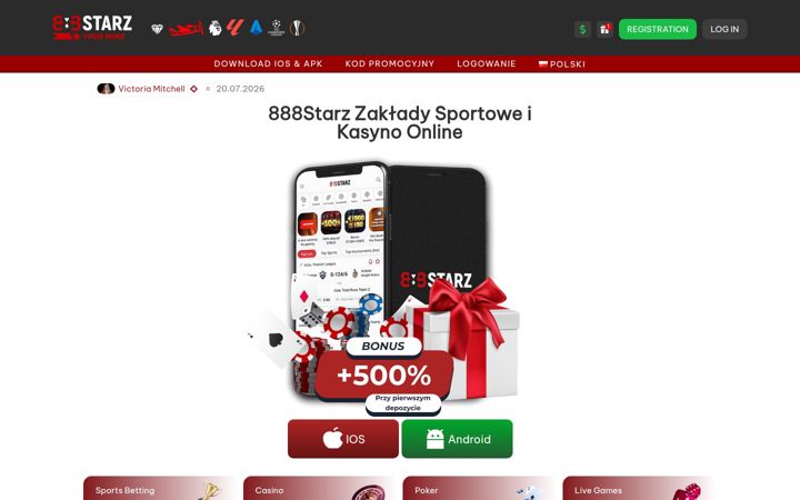 Screenshot of 888starz.onl