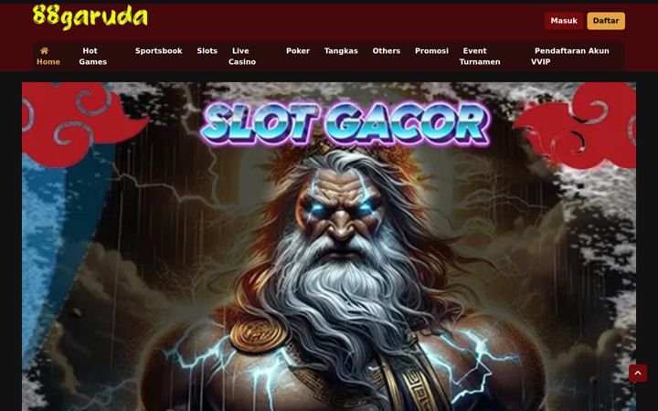 Screenshot of 88garuda.net