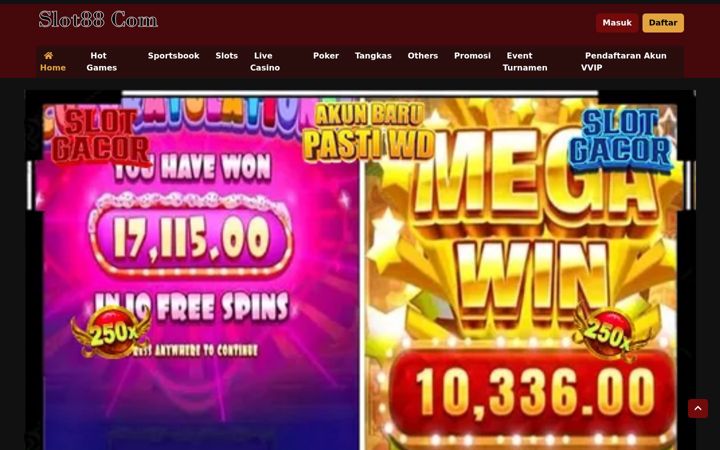 Screenshot of 88slot88.com