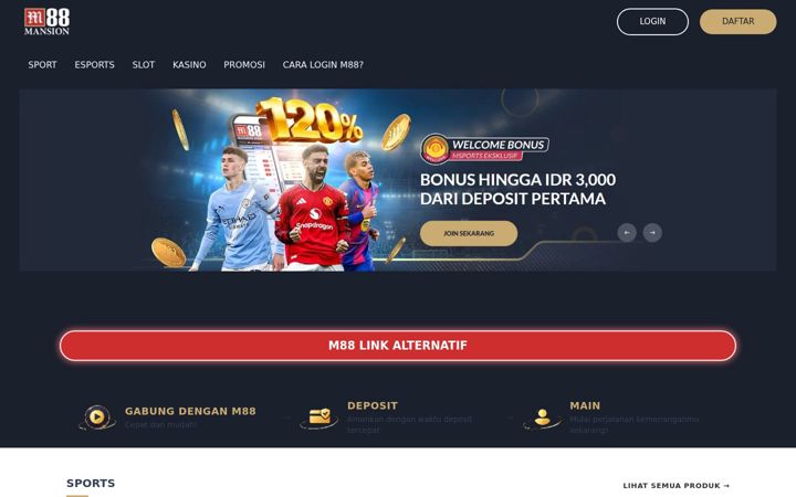 Screenshot of 88sport88m.com