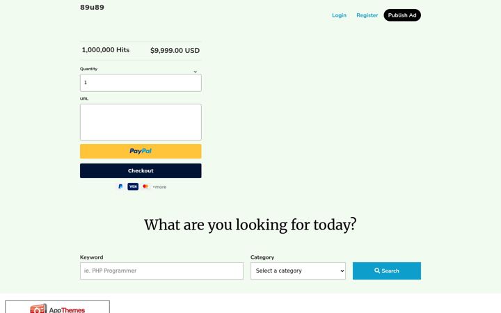 Screenshot of 89u89.com
