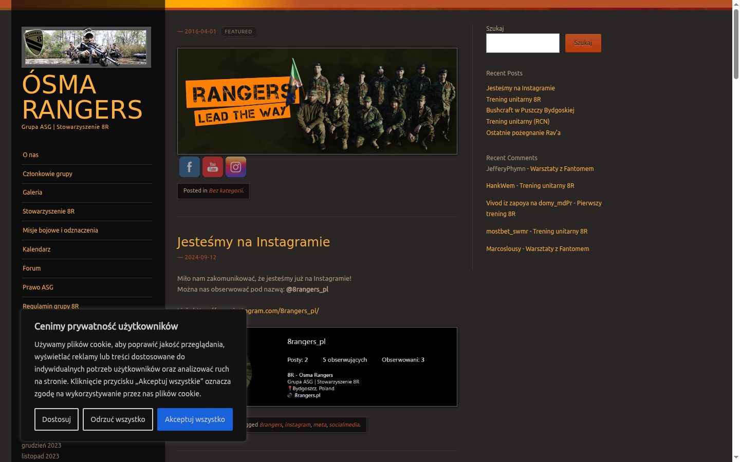 Screenshot des Einwilligungsbanners vor jeglicher Interaktion