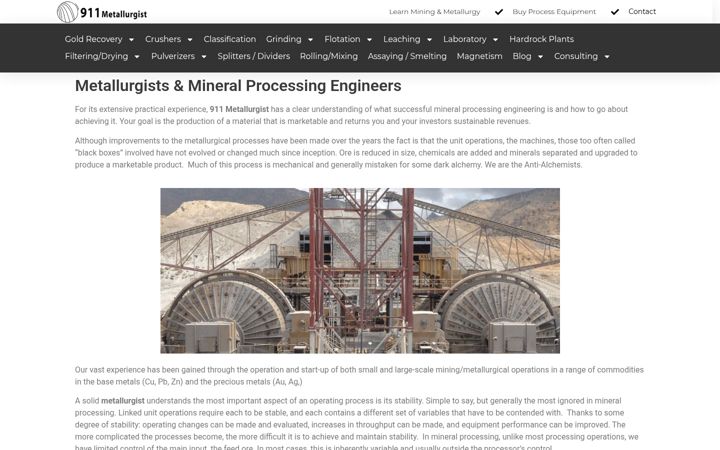 Screenshot του 911metallurgist.com