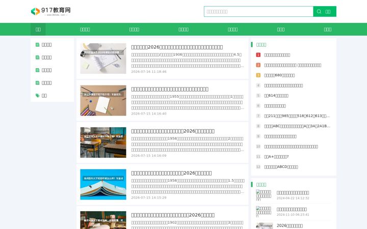 Screenshot of 917edu.com