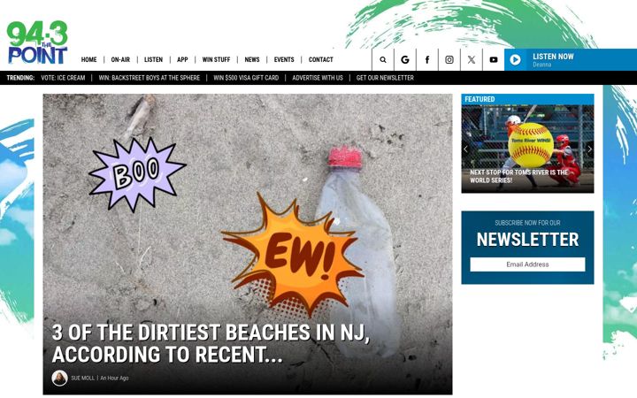 Screenshot of 943thepoint.com
