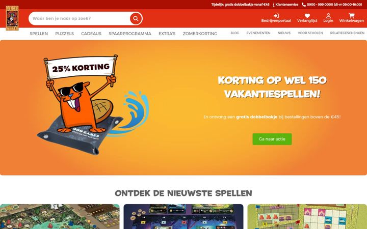 Screenshot of 999games.nl