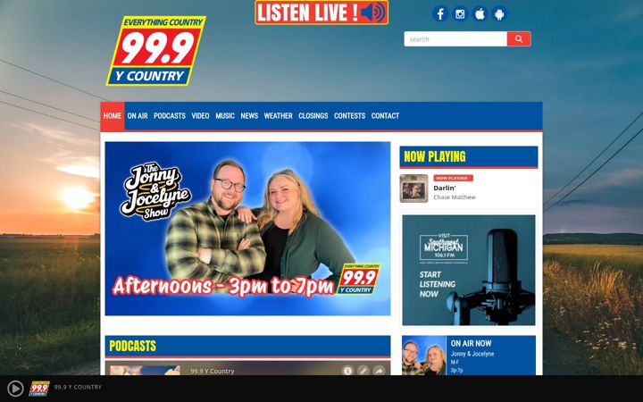 Screenshot of 999ycountry.com