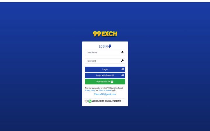 Captura de pantalla de 99exch.live