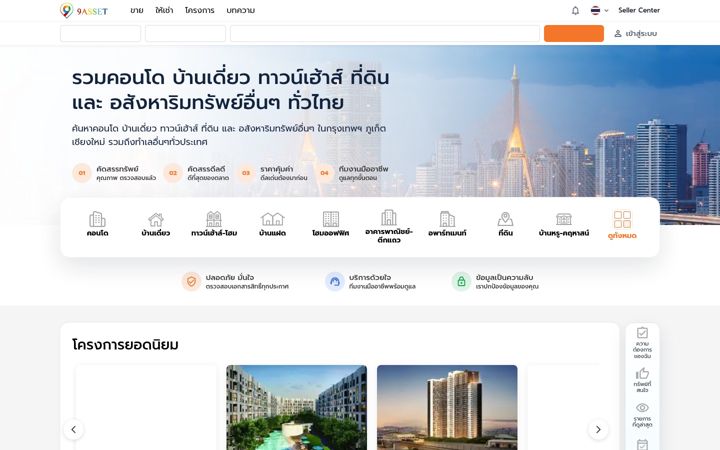 Screenshot of 9asset.com