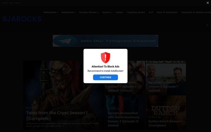 Zrzut ekranu 9jarocks.net