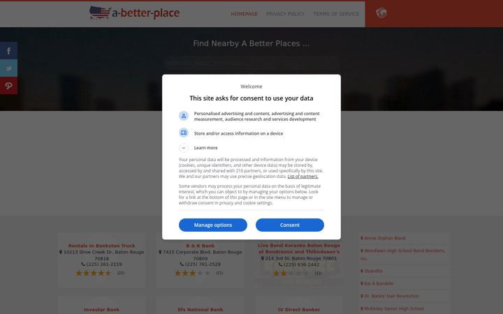 Screenshot of a-better-place.com