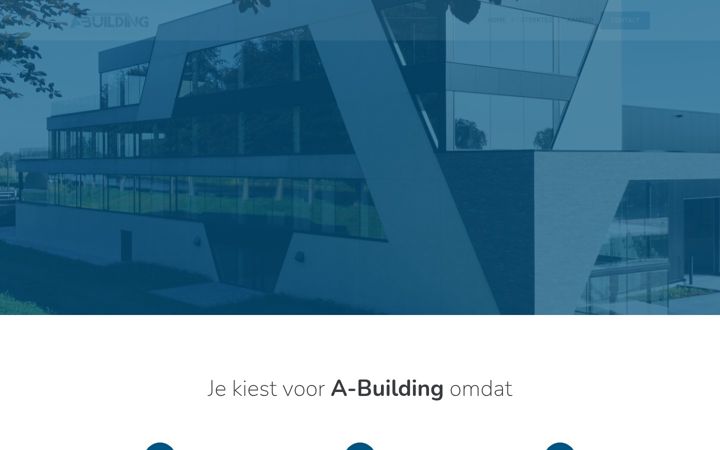 Screenshot of a-building.be