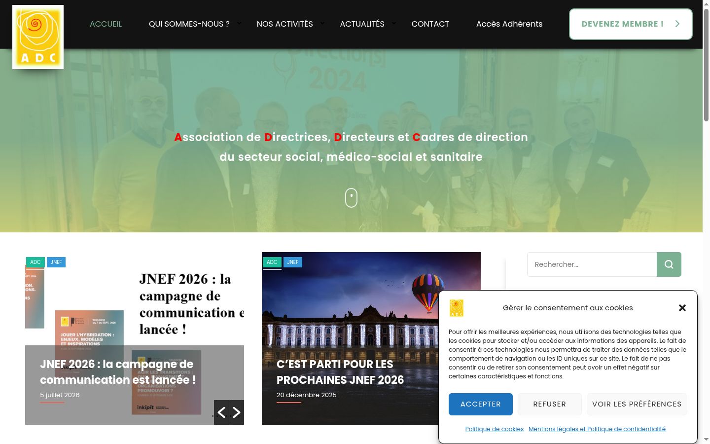 Zrzut ekranu banera zgody wyświetlanego przed jakąkolwiek interakcją