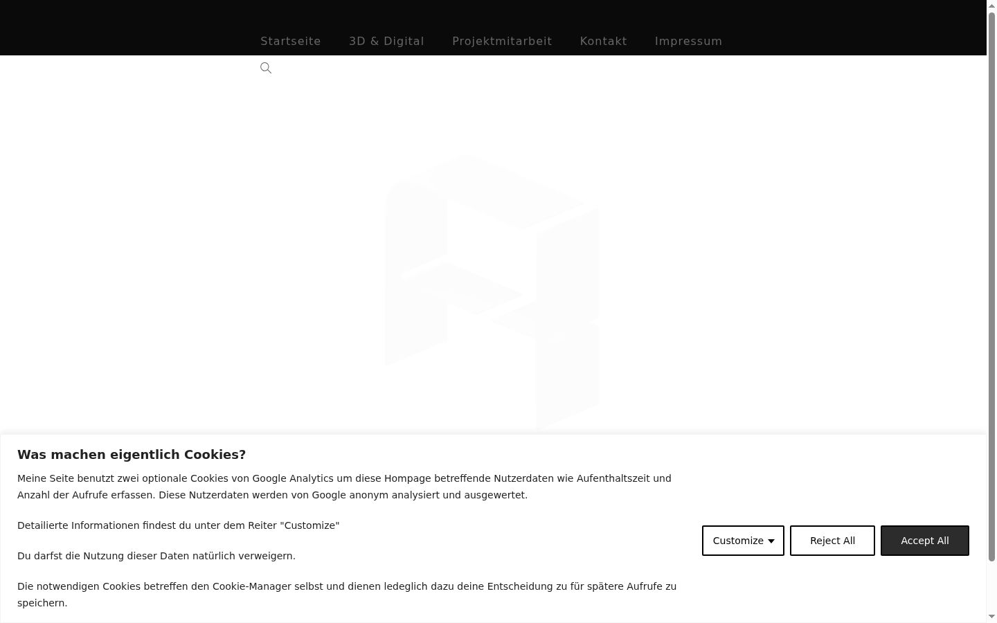 Capture d'écran de la bannière de consentement affichée avant toute interaction