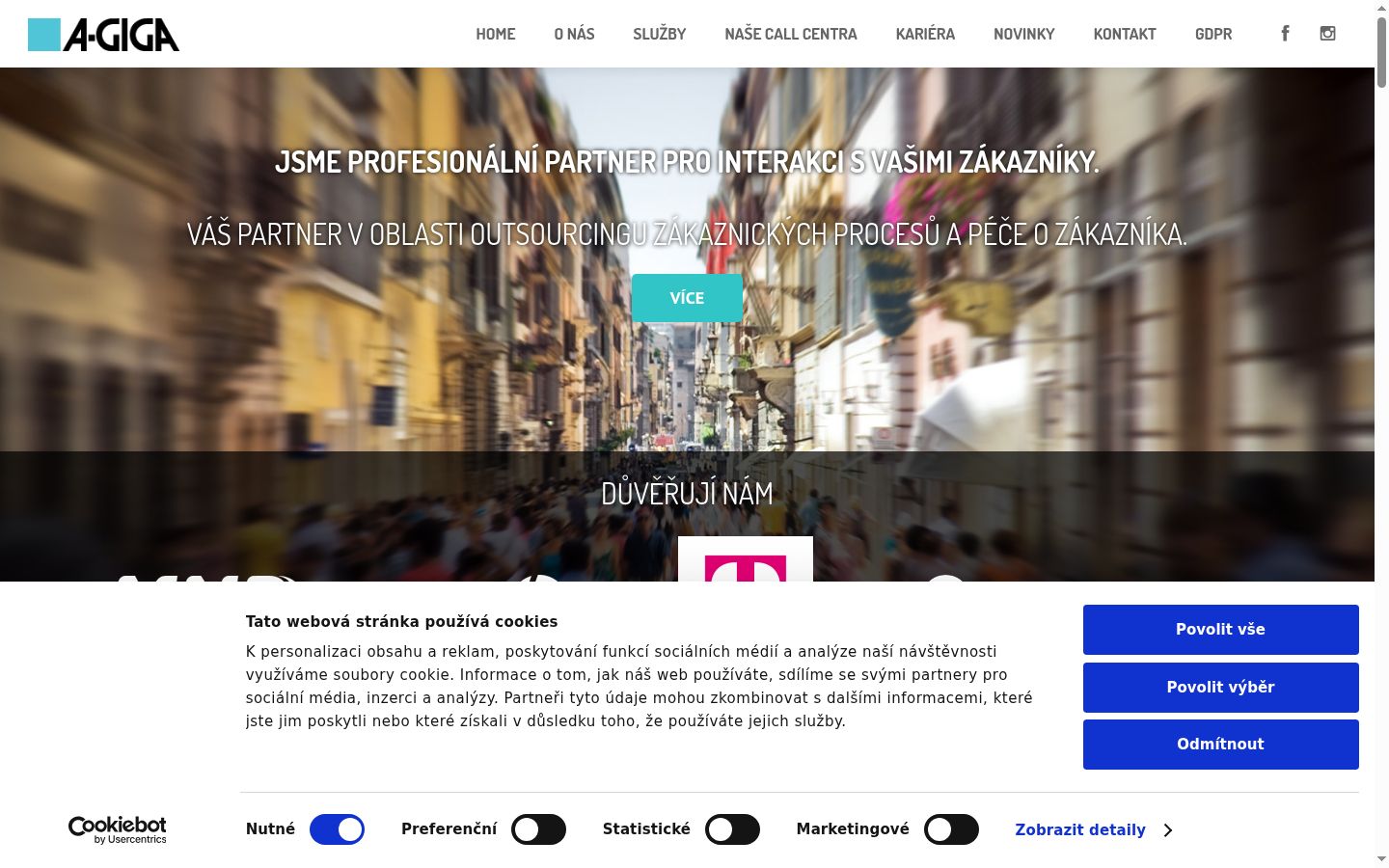 Snímka obrazovky banera súhlasu zobrazeného pred akoukoľvek interakciou