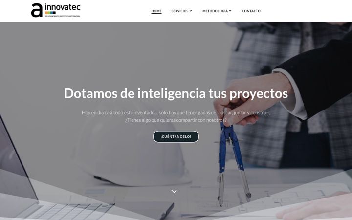 Kuvakaappaus sivustosta a-innovatec.com