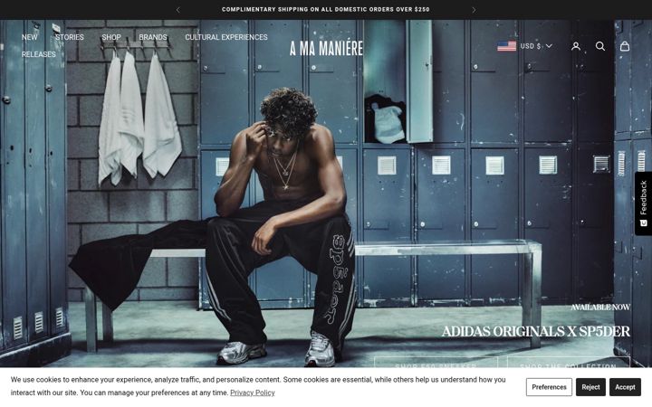 Screenshot of a-ma-maniere.com