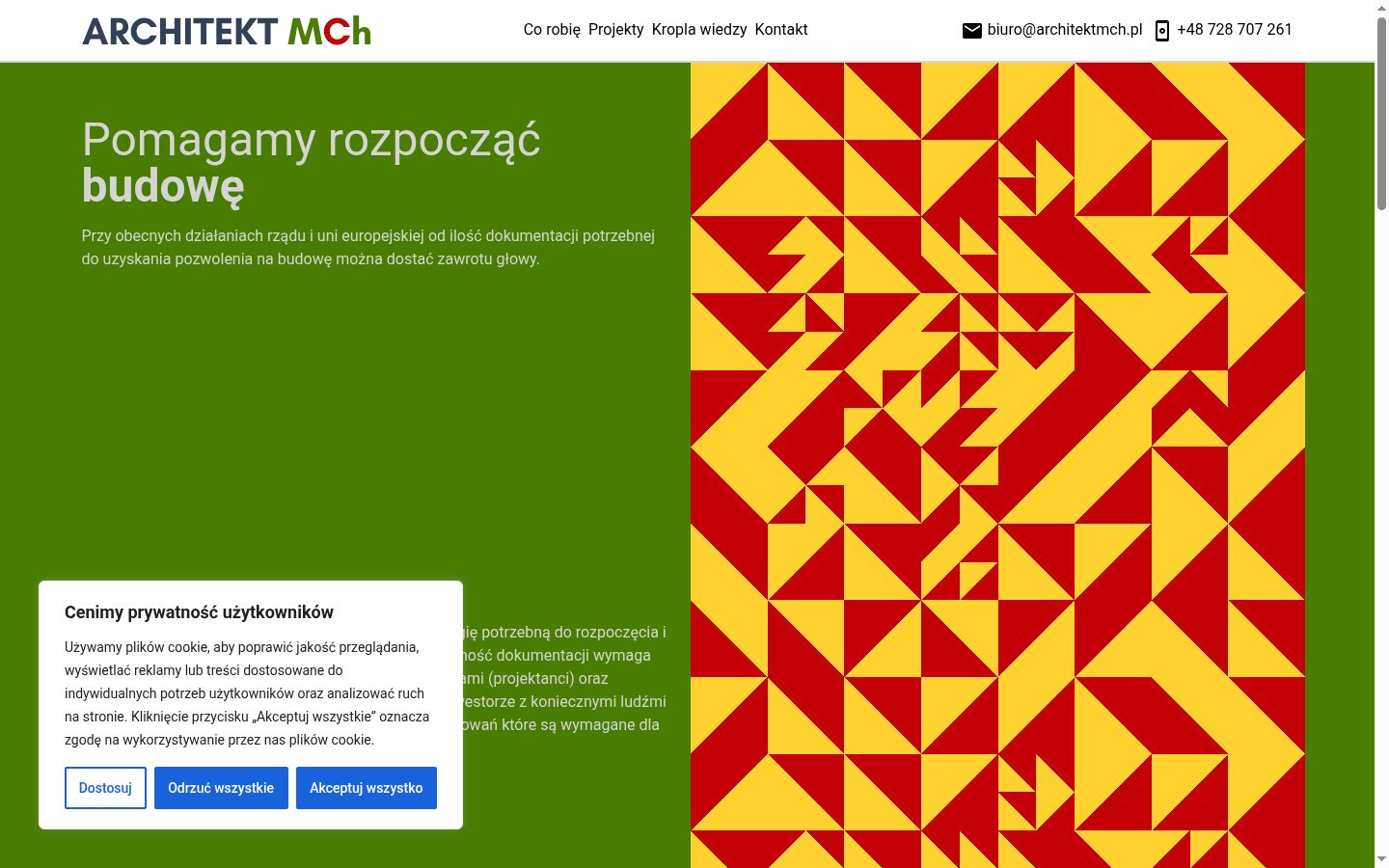 Screenshot tal-banner tal-kunsens muri qabel kwalunkwe interazzjoni