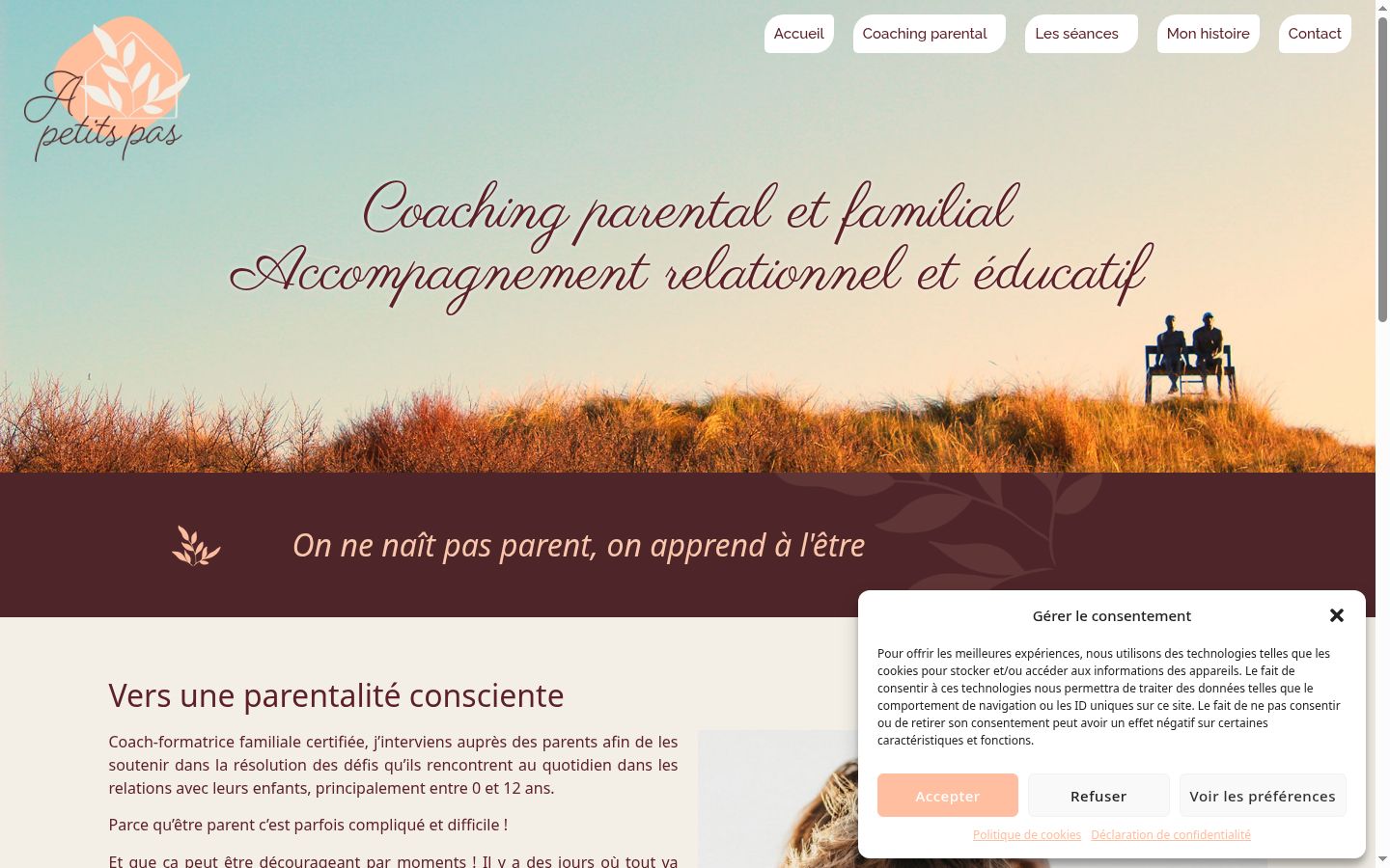 Screenshot tal-banner tal-kunsens muri qabel kwalunkwe interazzjoni