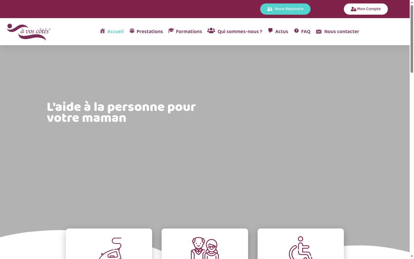 Capture d'écran de la bannière de consentement affichée avant toute interaction