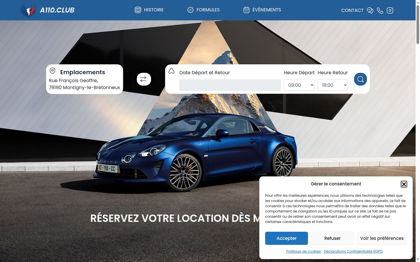 Sutikimo reklamjuostės, rodytos prieš bet kokią sąveiką, ekrano kopija