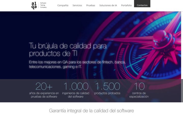 Screenshot of a1qa.es