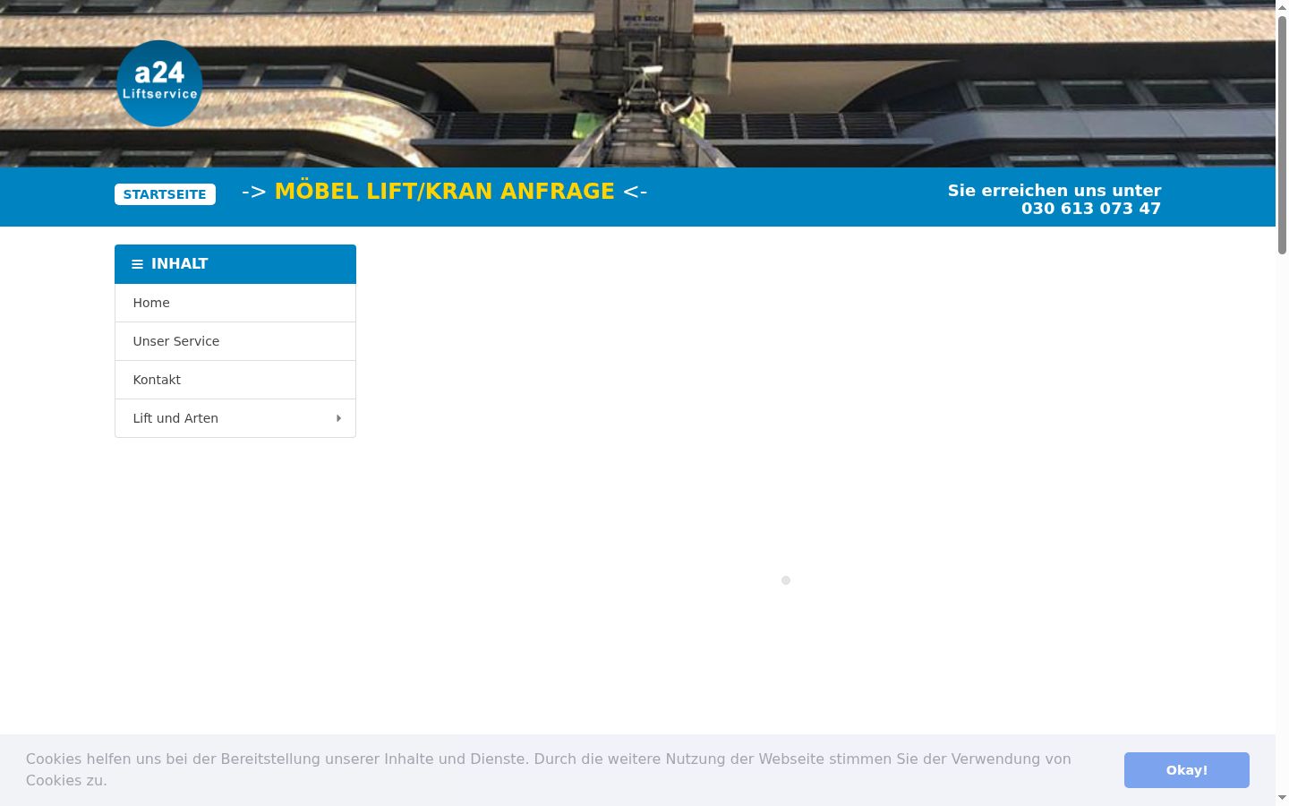 Captura de pantalla del banner de consentimiento mostrado antes de cualquier interacción