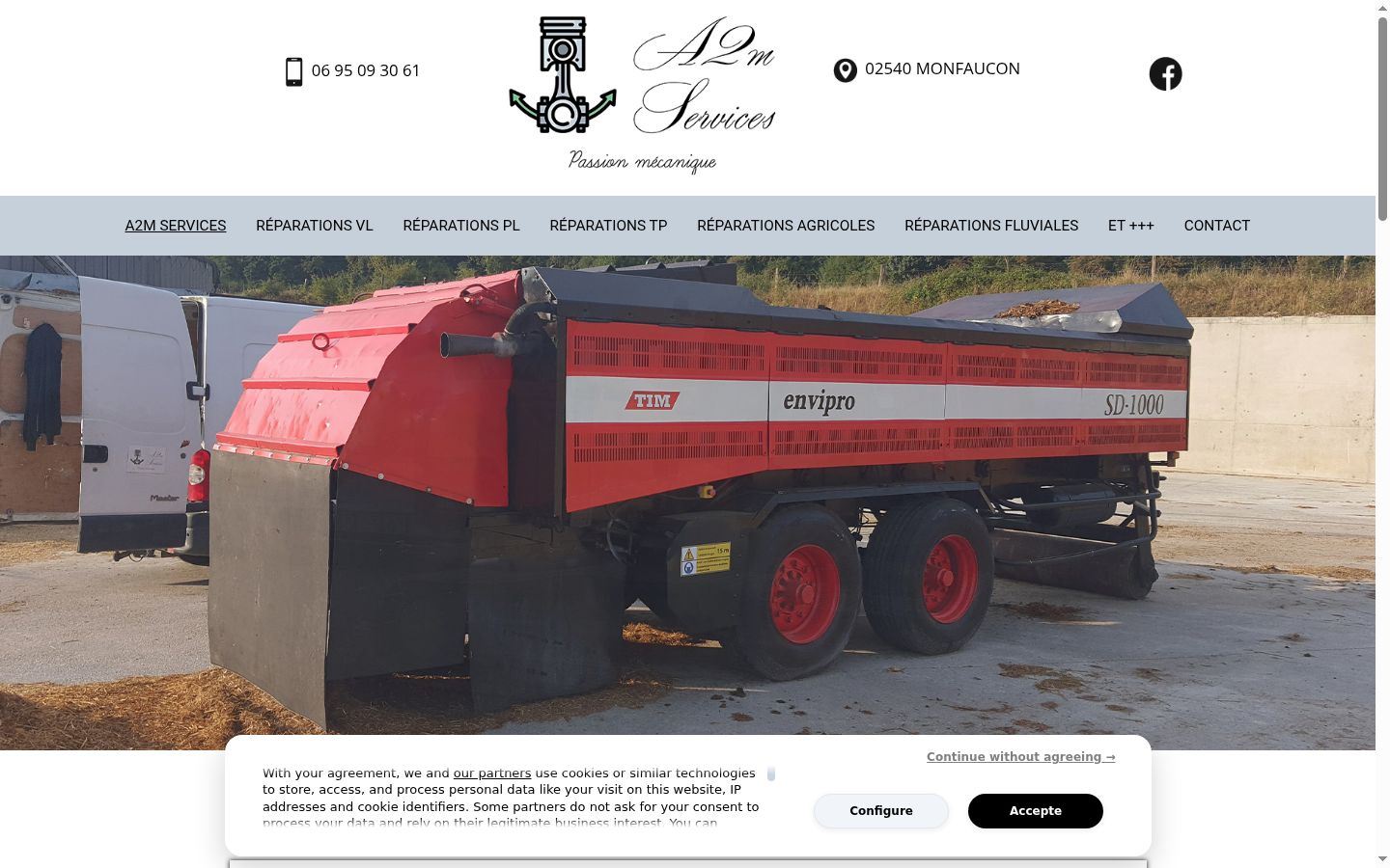 Screenshot tal-banner tal-kunsens muri qabel kwalunkwe interazzjoni