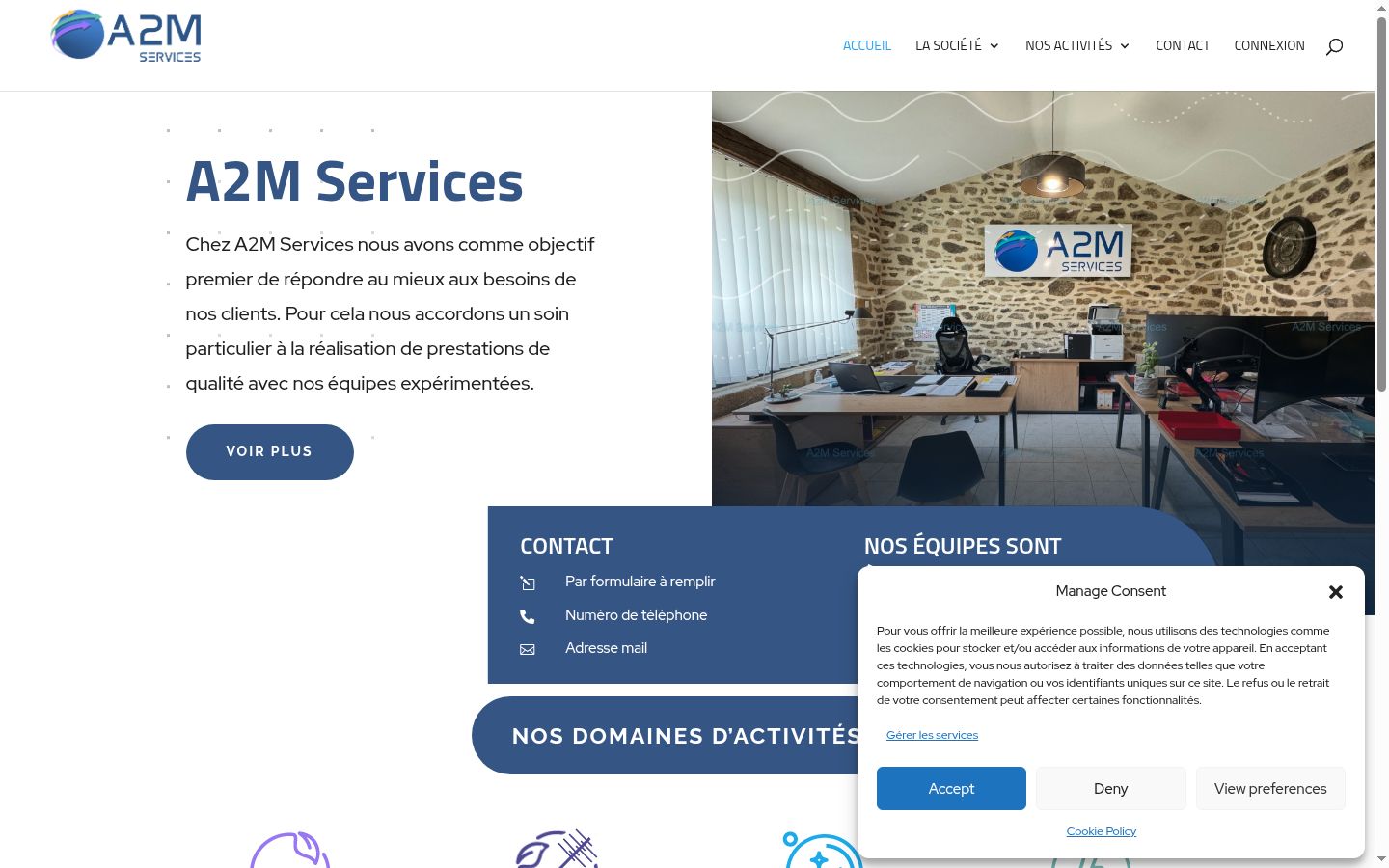 Screenshot tal-banner tal-kunsens muri qabel kwalunkwe interazzjoni
