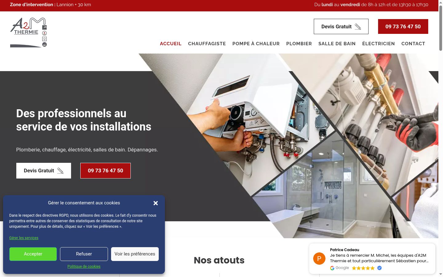 Screenshot tal-banner tal-kunsens muri qabel kwalunkwe interazzjoni