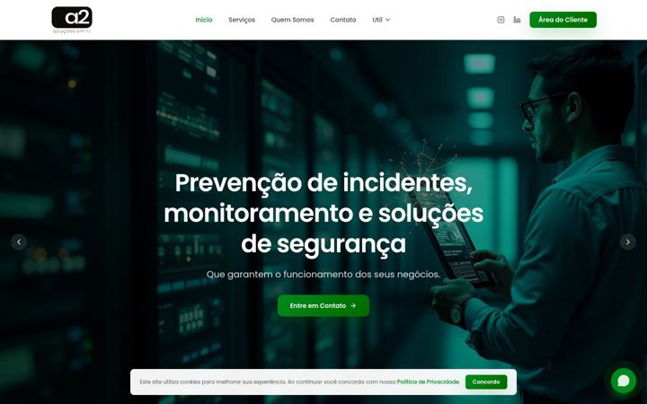 Screenshot of a2ti.com.br