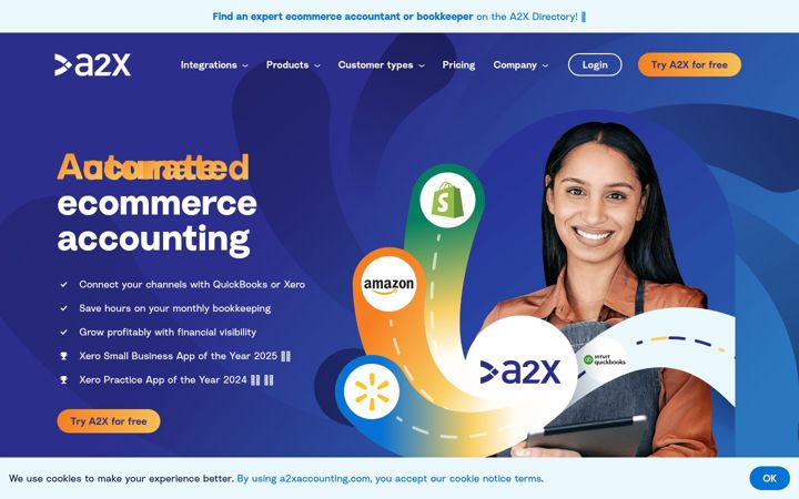 Screenshot of a2xaccounting.com
