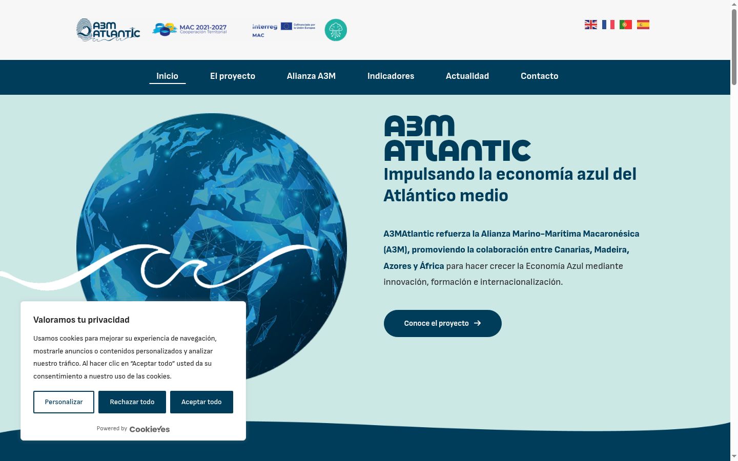 Sutikimo reklamjuostės, rodytos prieš bet kokią sąveiką, ekrano kopija