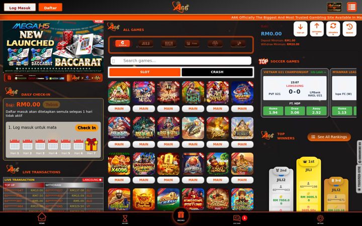 Screenshot of a66.space