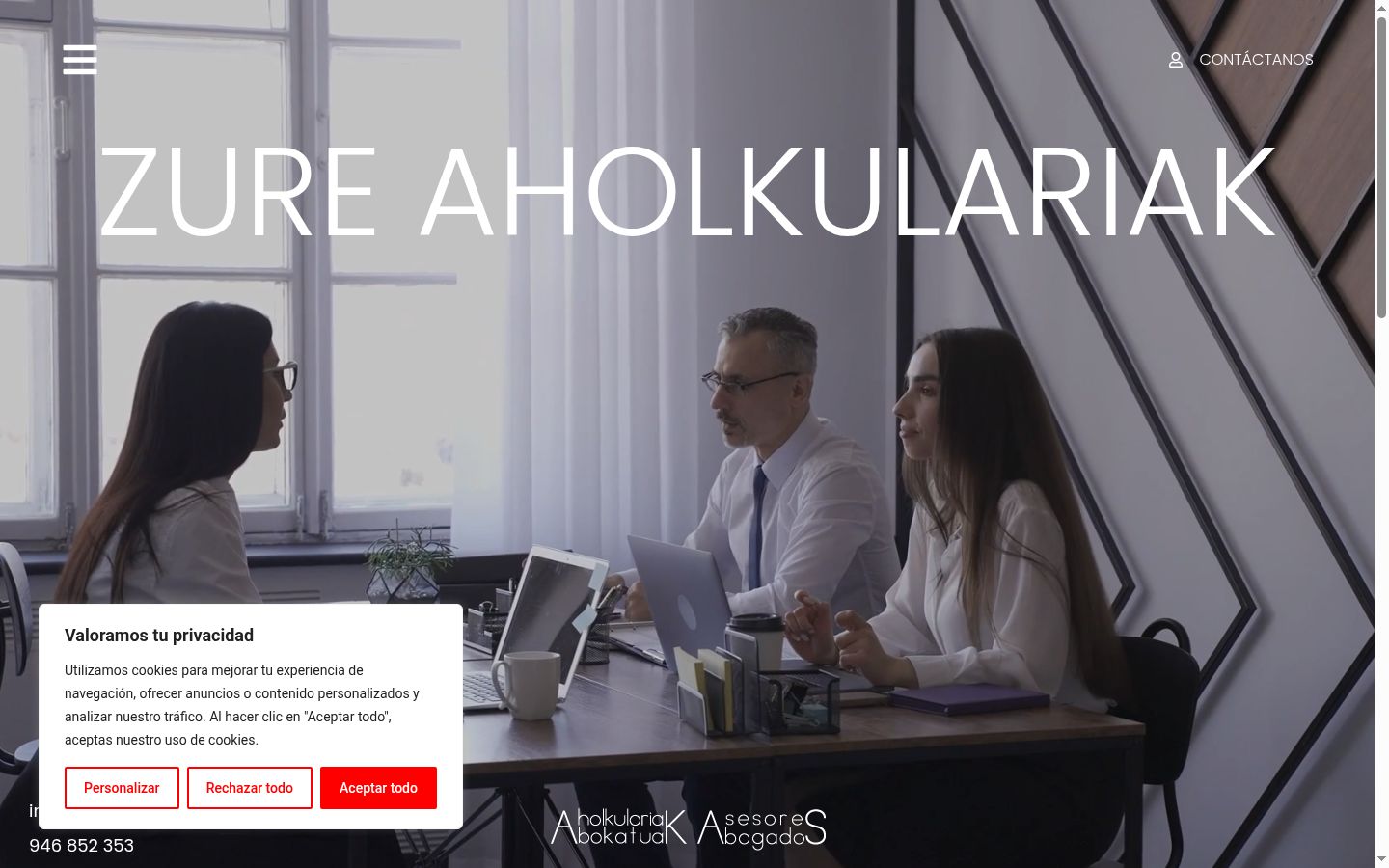 Kuvakaappaus suostumusbannerista, joka näytettiin ennen mitään vuorovaikutusta