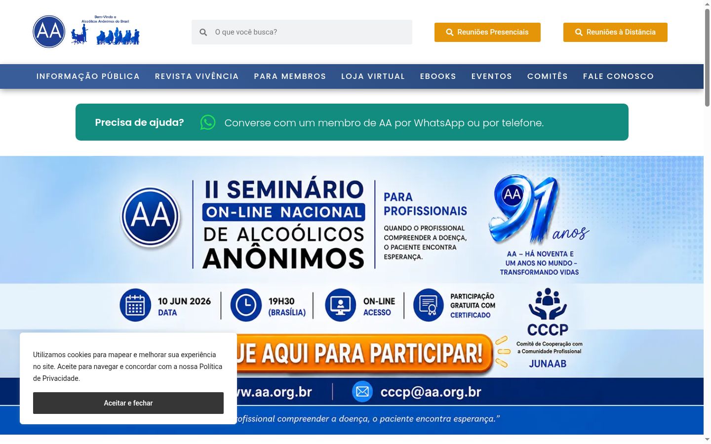 Screenshot tal-banner tal-kunsens muri qabel kwalunkwe interazzjoni